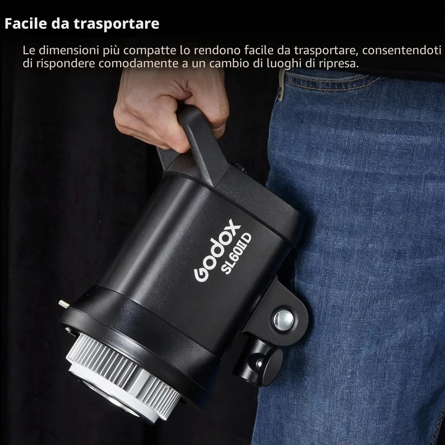 Godox SL60II-Bi Kit Luci LED 2x + Softbox PS60
