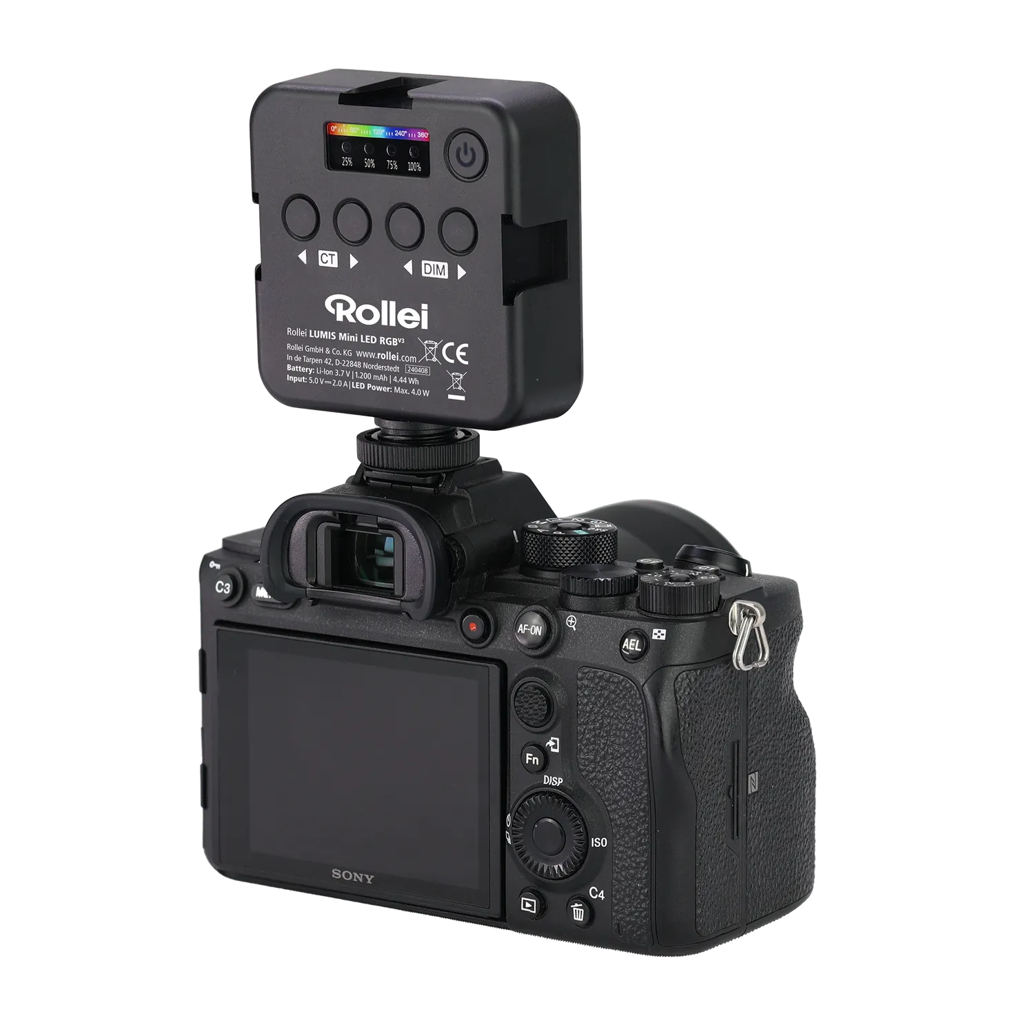 Rollei Lumis Mini LED RGB Luce Continua 73 LED