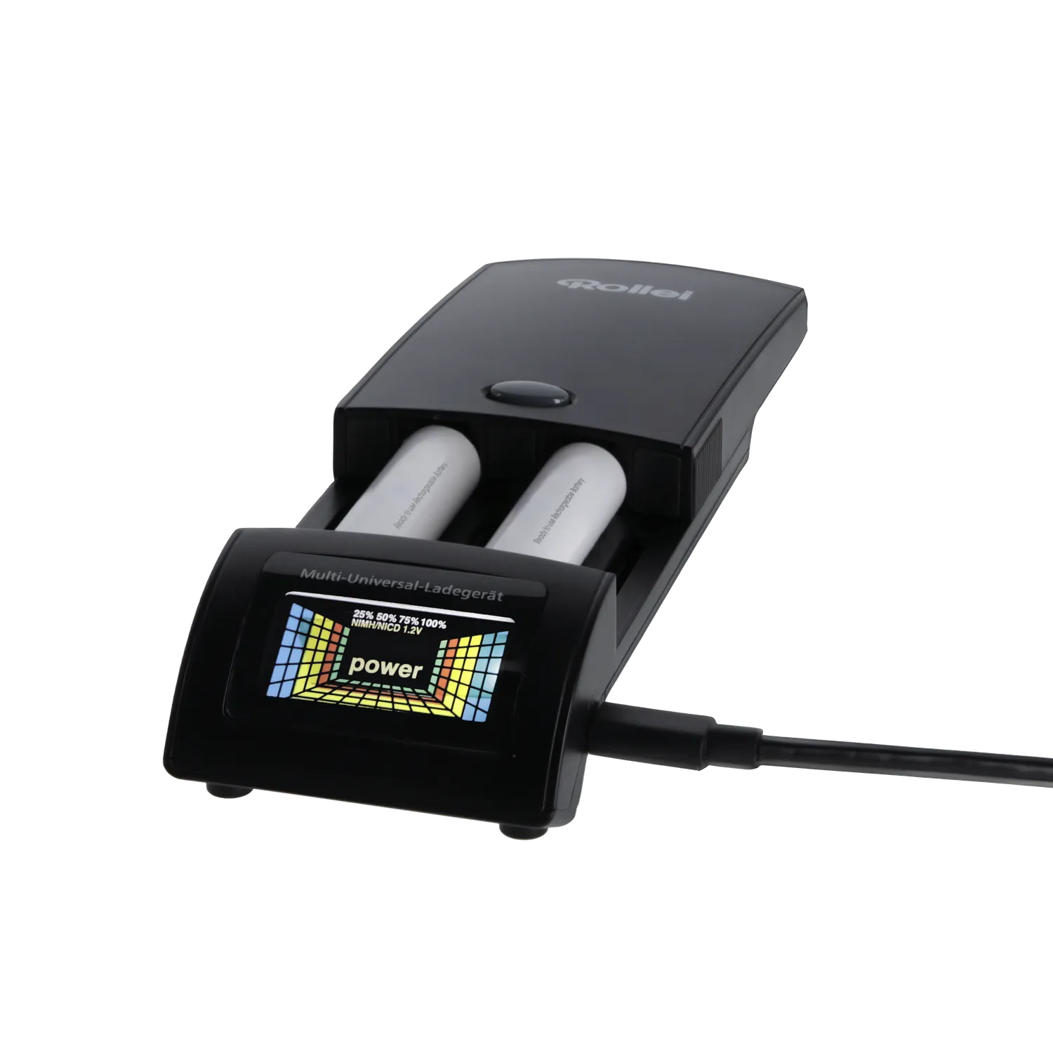 Rollei Multi caricabatterie universale 2 posti USB-C