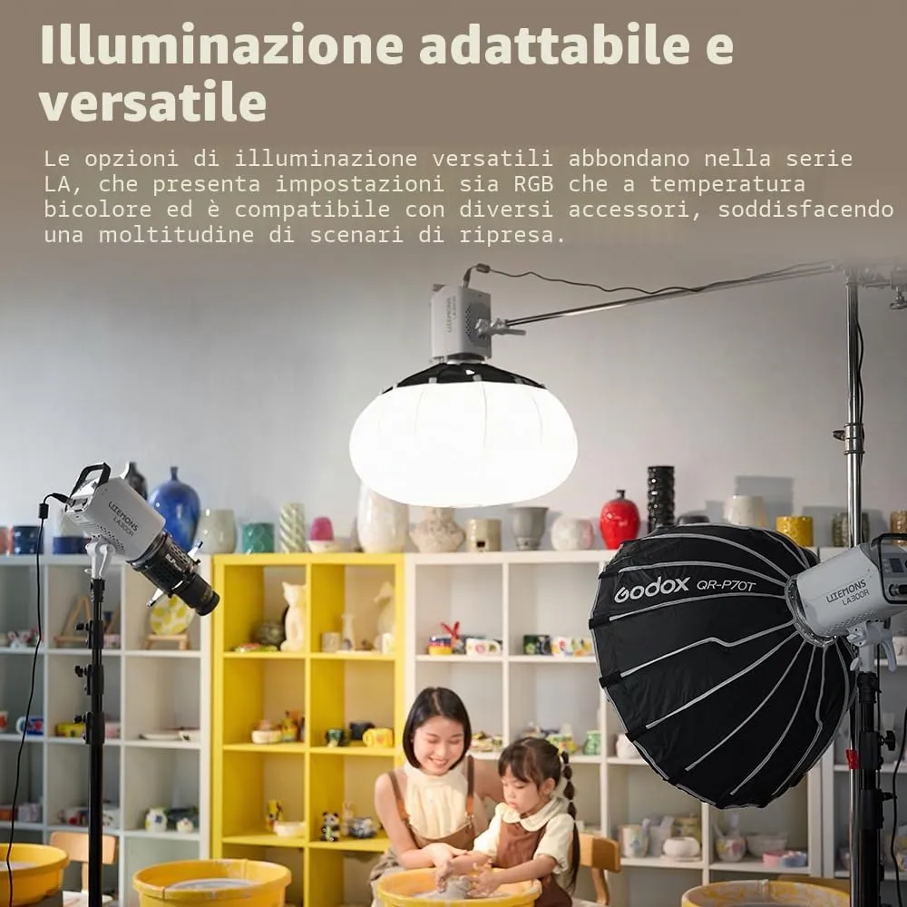 Godox Litemons LA300R luce video RGB 1800-10000K