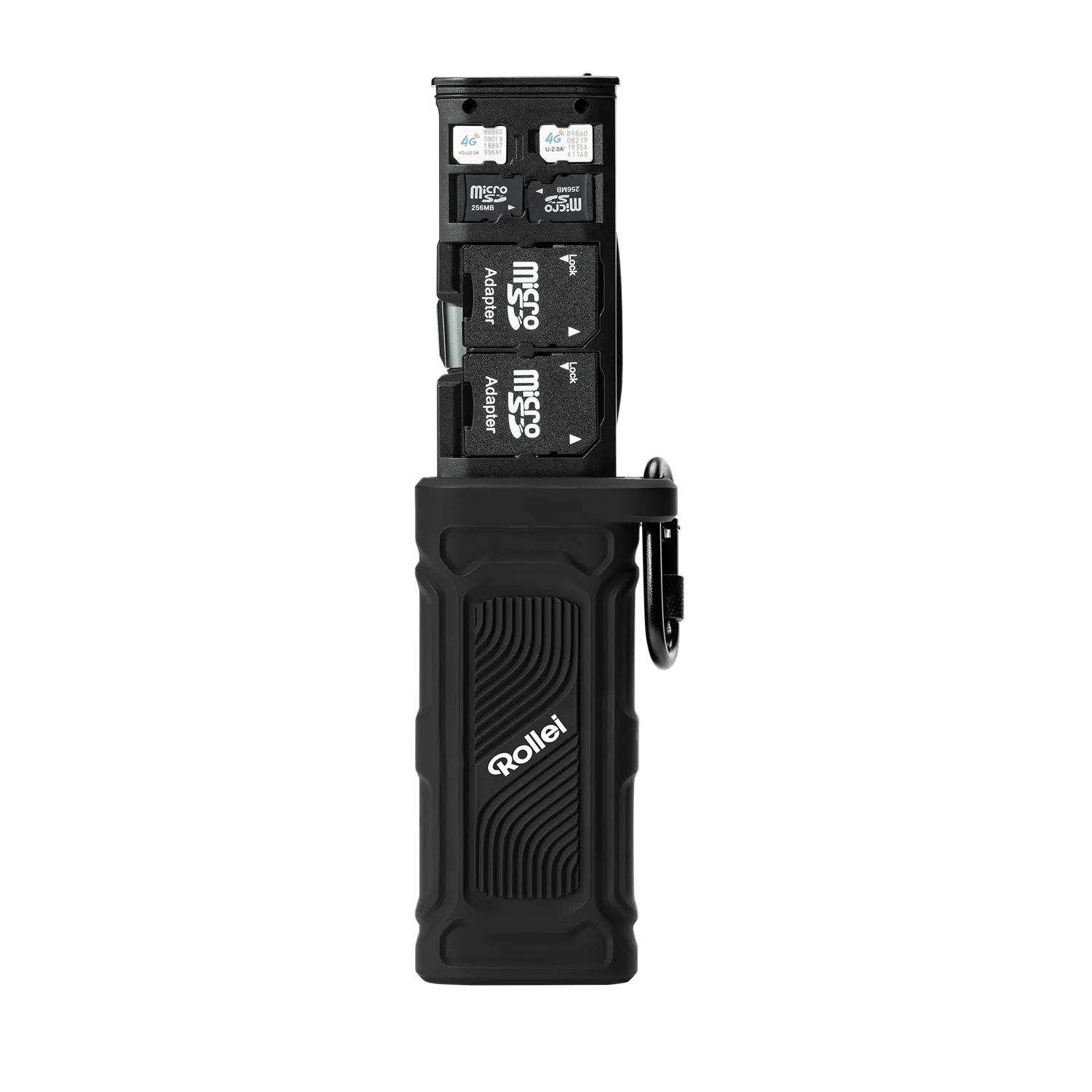 Rollei 2-in-1 Travel lettore schede SD microSD con custodia