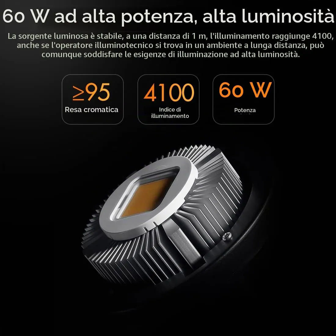 Godox SL-60W Luce Video LED Bianca 5600K Bowens