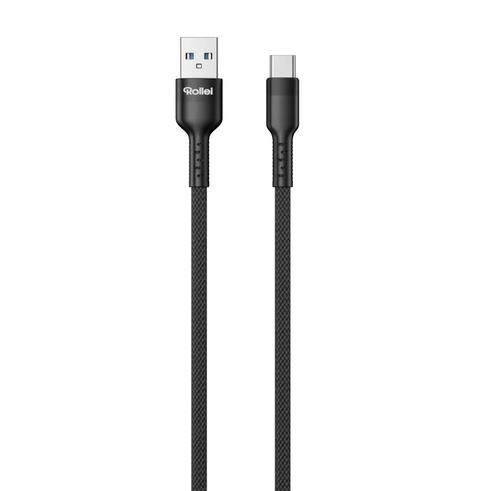 Rollei cavo USB-A USB-C 1,2 m 10 Gbps nylon 15W