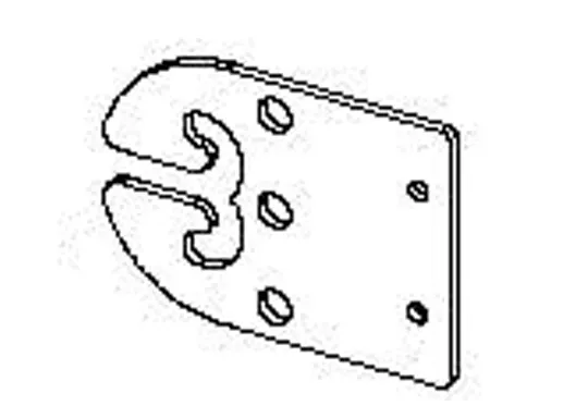 Kino Flo LiteTile LiteBox Grip Head Mount supporto 2 manopole