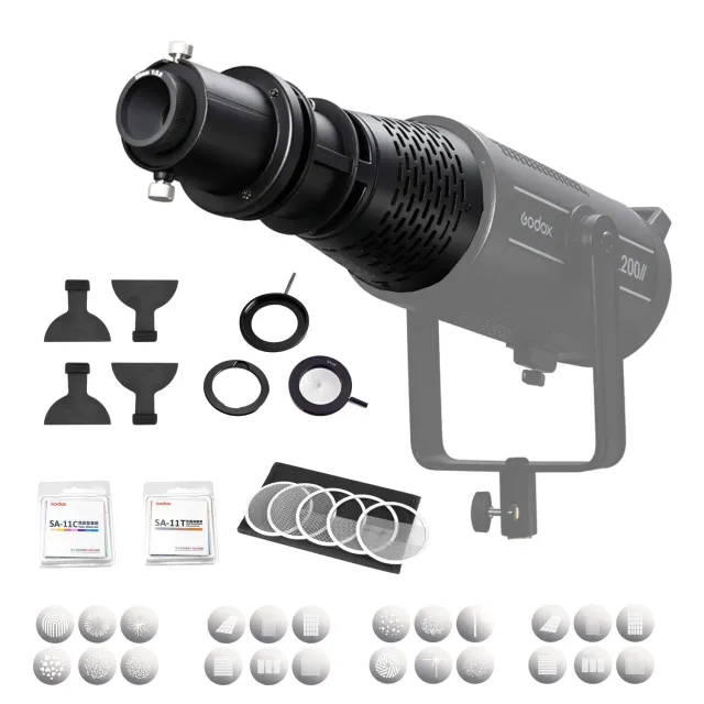 Godox SA-17 Kit Proiettore SA-P Luce LED Bowens