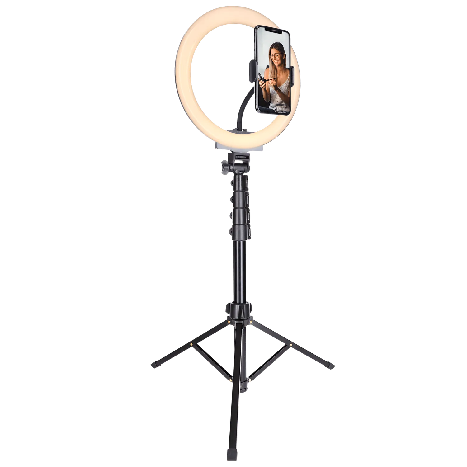 Rollei Lumis Comfort Bi-Color ring light LED treppiede smartphone
