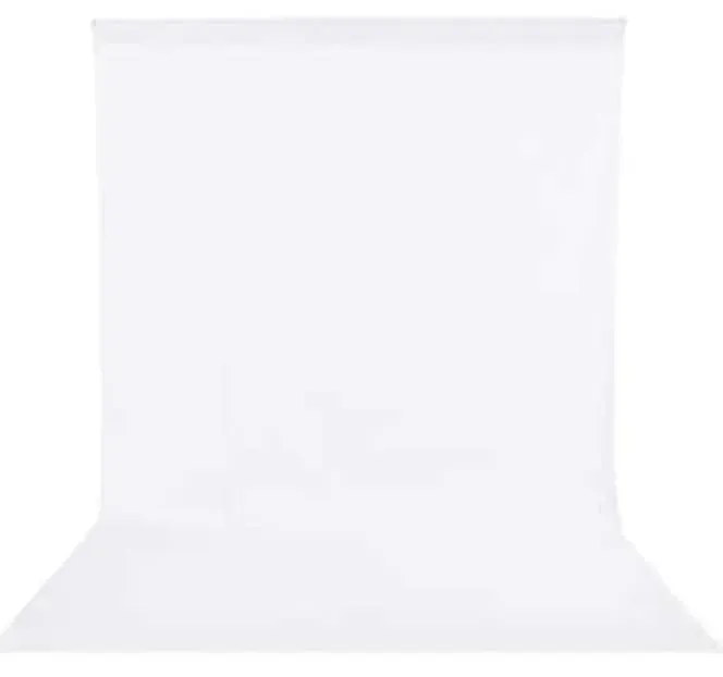 FGen Fondale Cotone 1,8 x 2,8 m bianco per studio