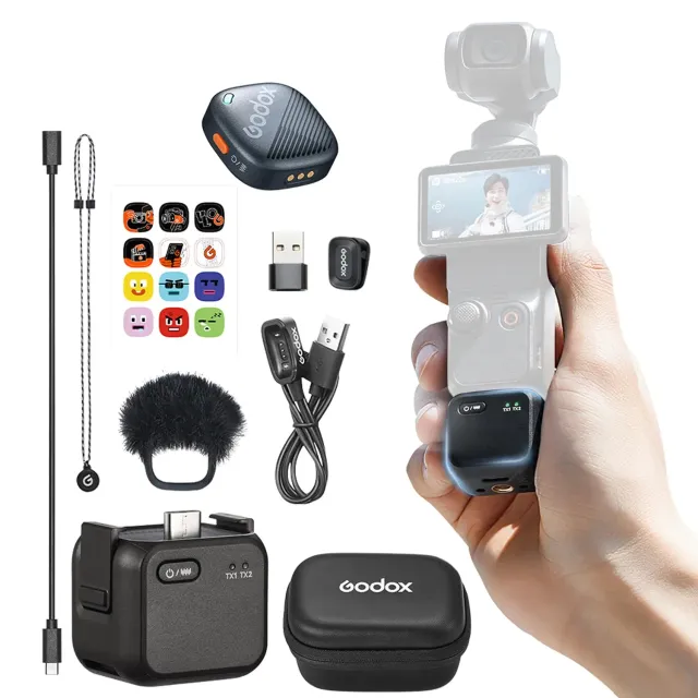 Godox Cube-OP3 microfono wireless lavalier per Pocket 3