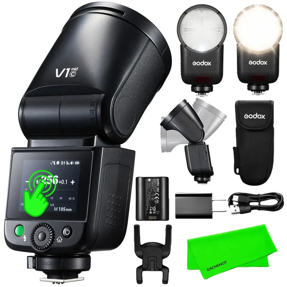 Godox V1 MID-C flash speedlite TTL per Canon 55Ws