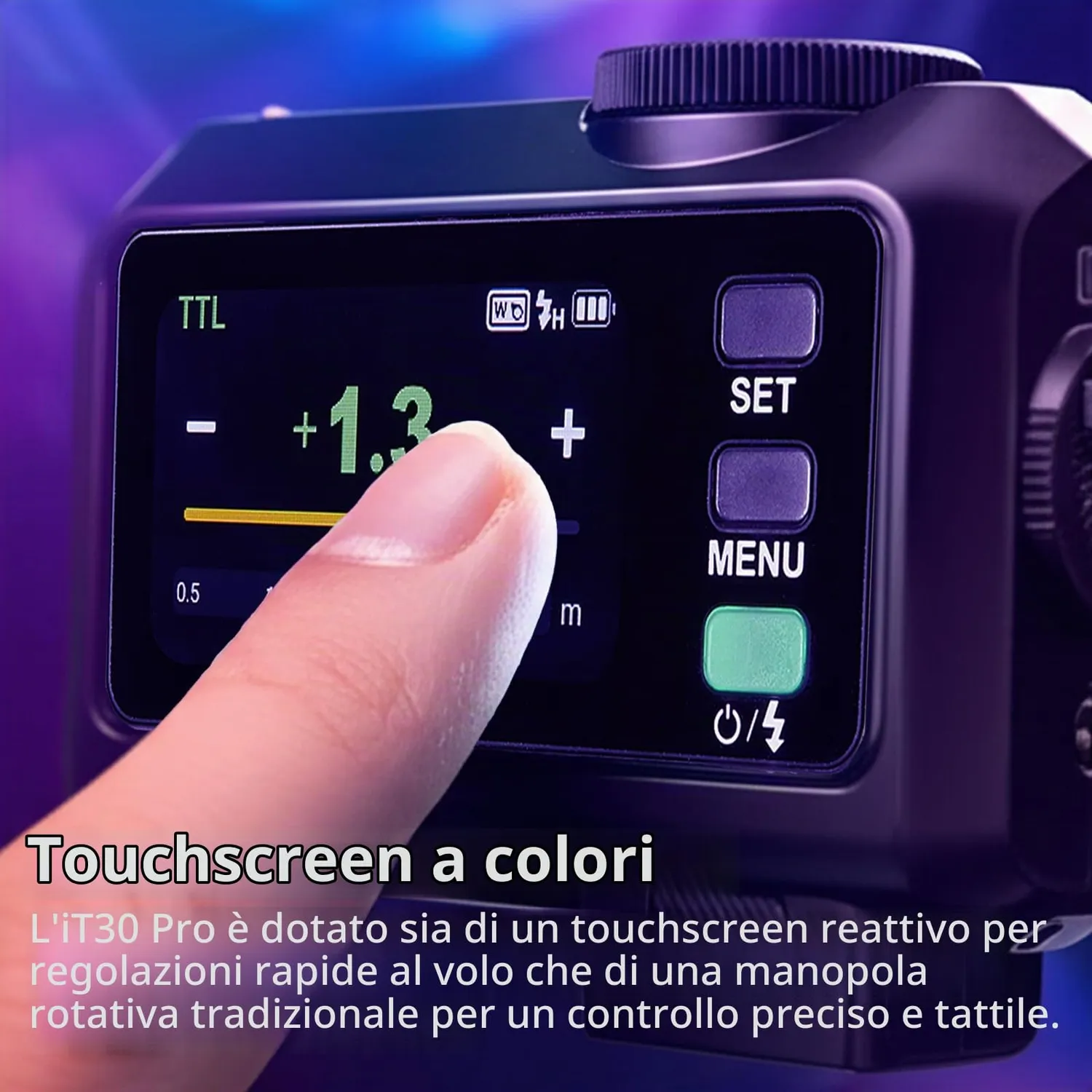 Godox IT30Pro C Flash TTL Canon Nero HSS