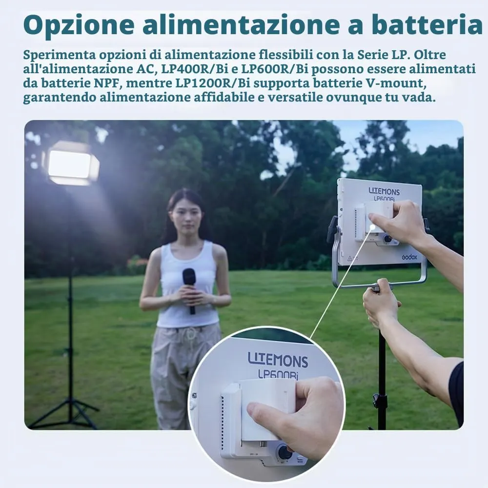 Godox Litemons LP600Bi pannello LED bicolore 60W 2800-6500K