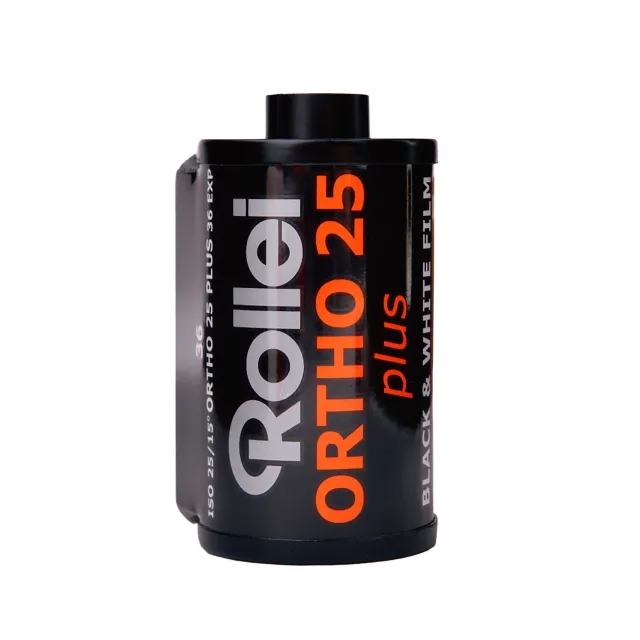 Rollei Ortho 25 Plus pellicola BN 35mm 36 pose ISO 25