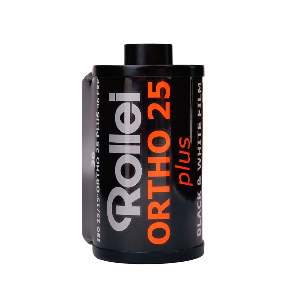 Rollei Ortho 25 Plus pellicola BN 35mm 36 pose ISO 25