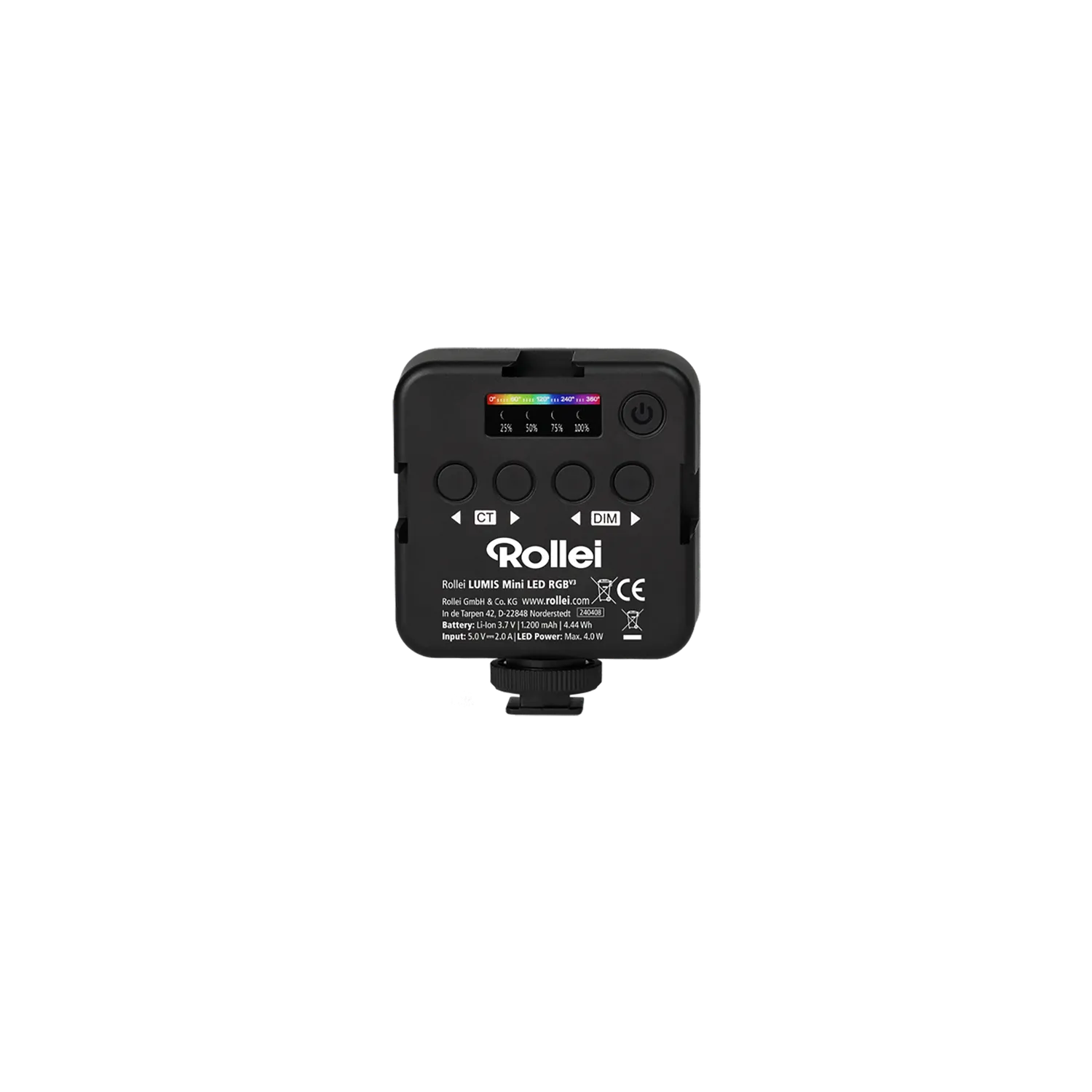 Rollei Lumis Mini LED RGB Luce Continua 73 LED