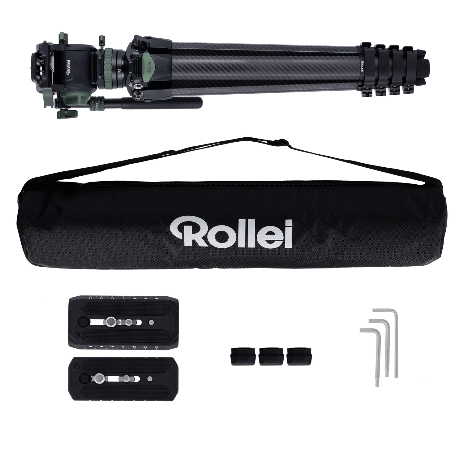 Rollei Lion Rock Pro Instinct Video treppiede carbonio 6 kg