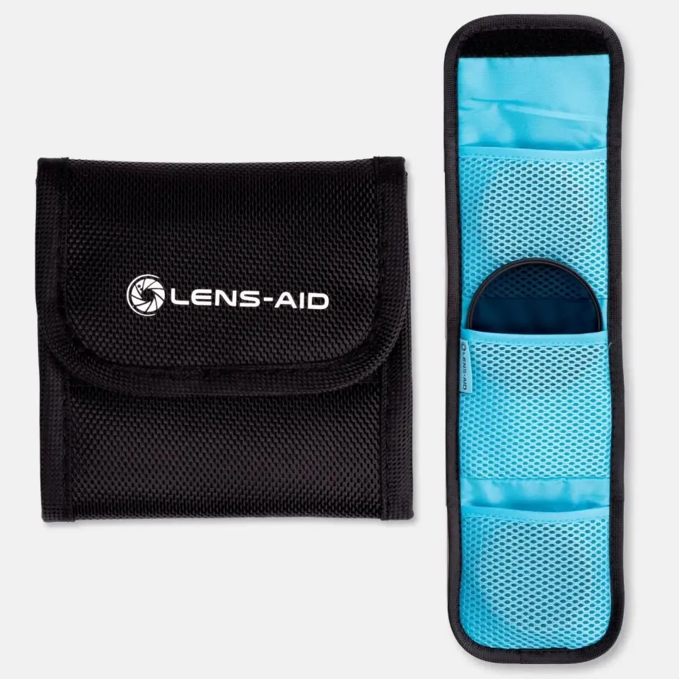Lens-Aid Custodia Filtri 82mm 3 Scomparti in Nylon