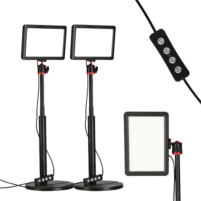 Rollei LUMIS Key Light luce LED streaming 2 pezzi USB