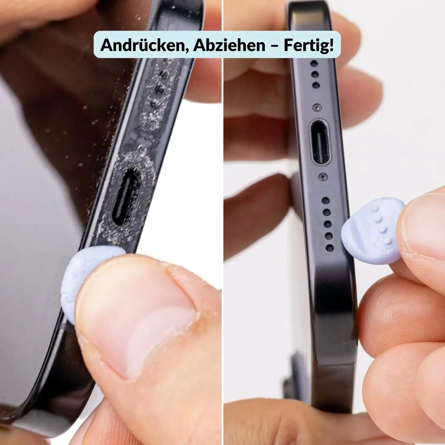 Lens-Aid kit pulizia smartphone 5 in 1 pasta USB-C
