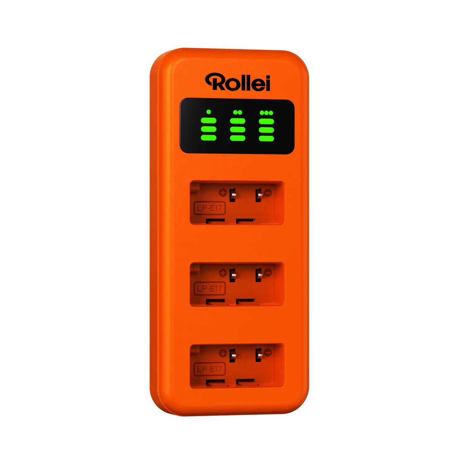 Rollei caricabatterie triplo Canon LP-E6 USB-C rapido