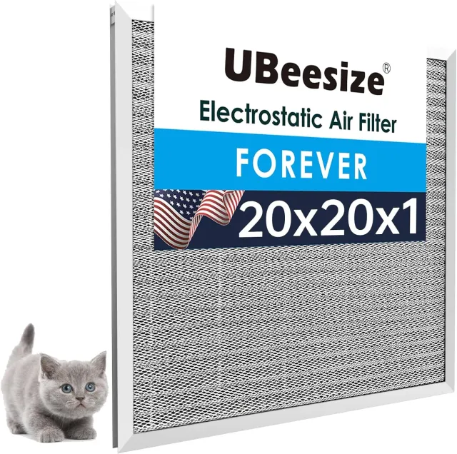 UBeesize Filtro Aria Elettrostatico Lavabile MERV 8 Riutilizzabile