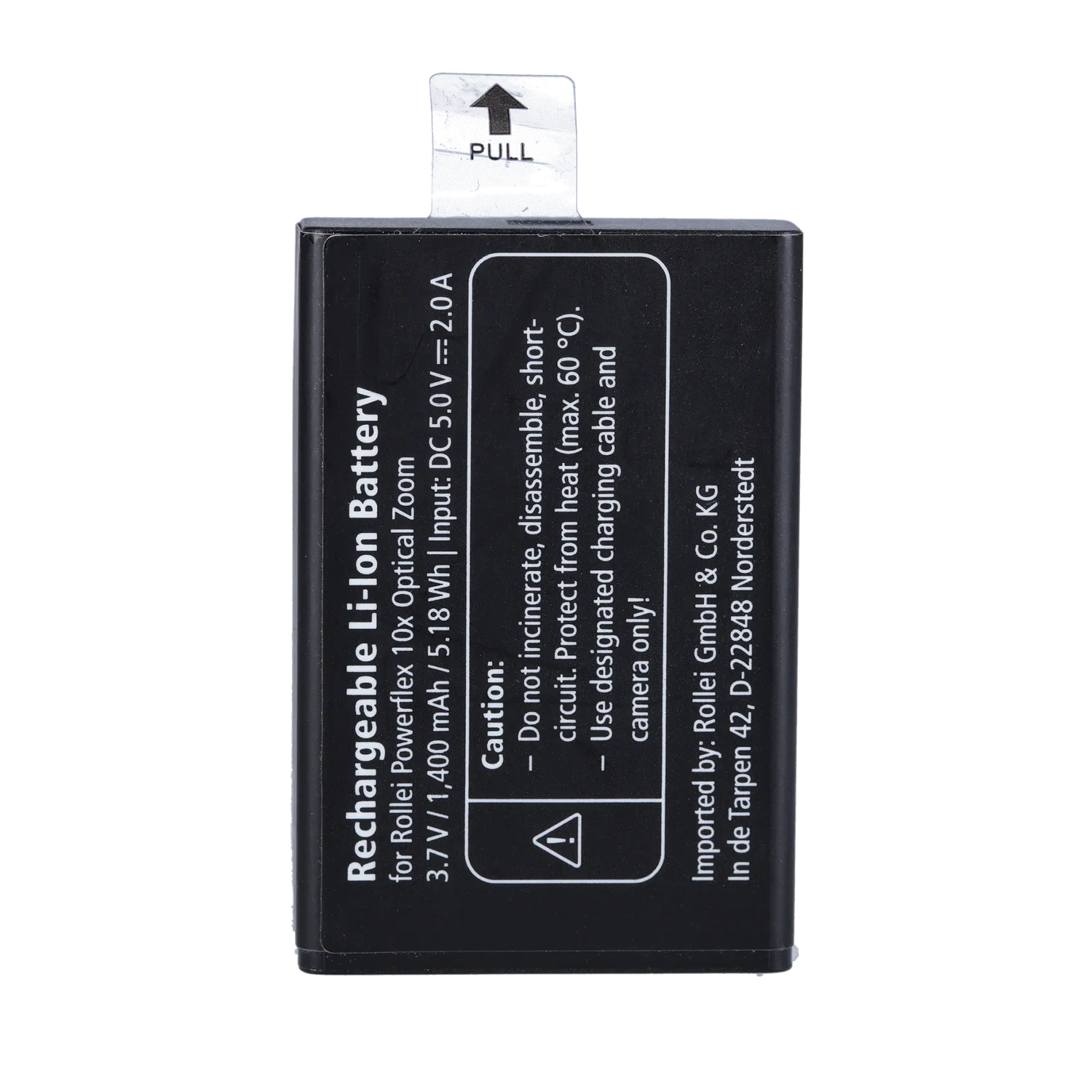 Rollei batteria ricambio fotocamera digitale alta capacità