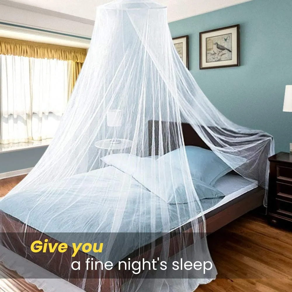 FGen Baldacchino Lettino Zanzariera Letto Bianco Traspirante