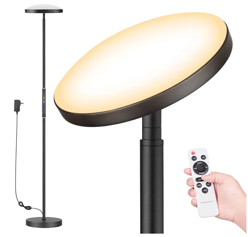 UBeesize Lampada da Terra LED Dimmerabile con telecomando