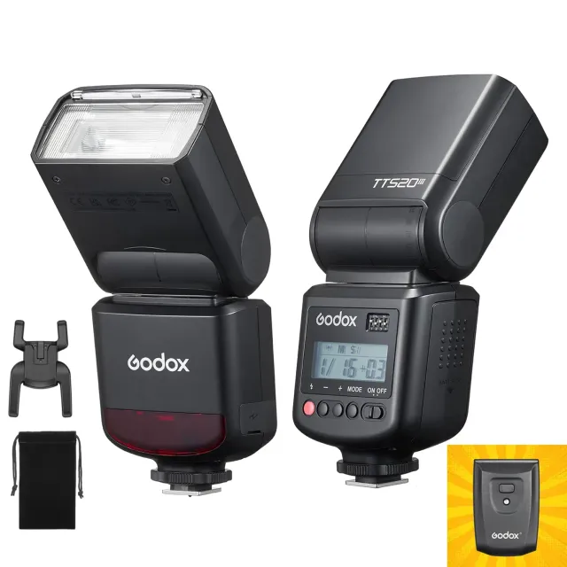 Godox TT520 III flash speedlite universale GN33 wireless