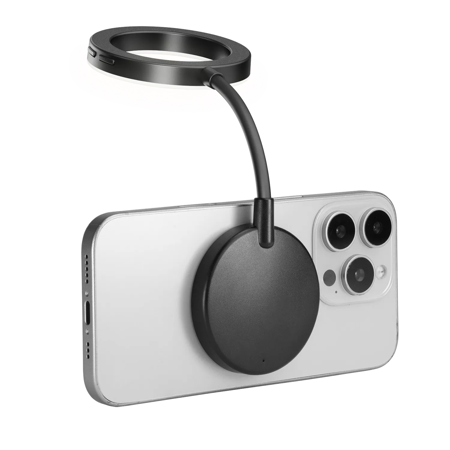 Rollei LUMIS luce anulare LED magnetica selfie