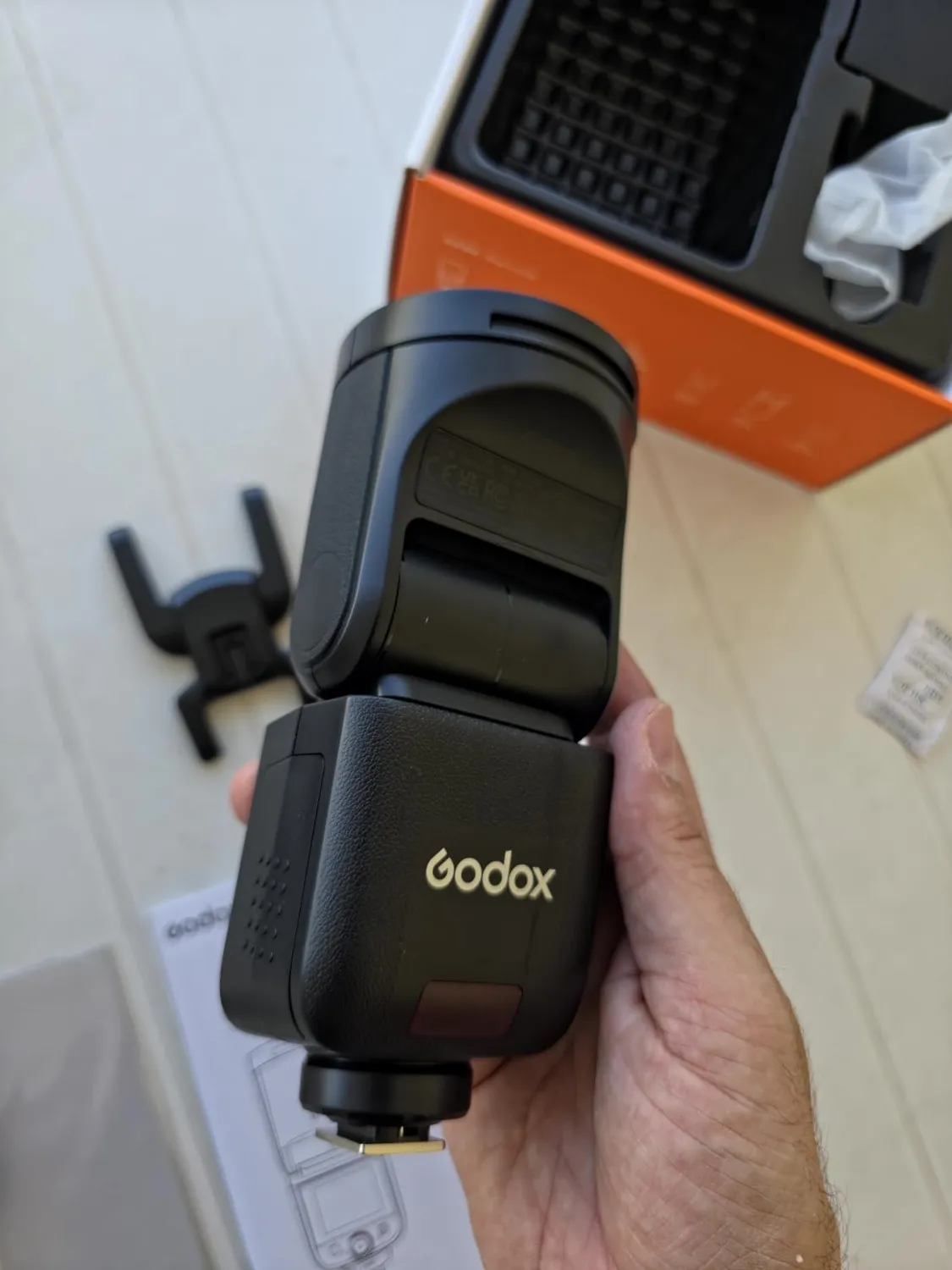 Godox V1 Mid O flash testa rotonda TTL per Olympus Panasonic