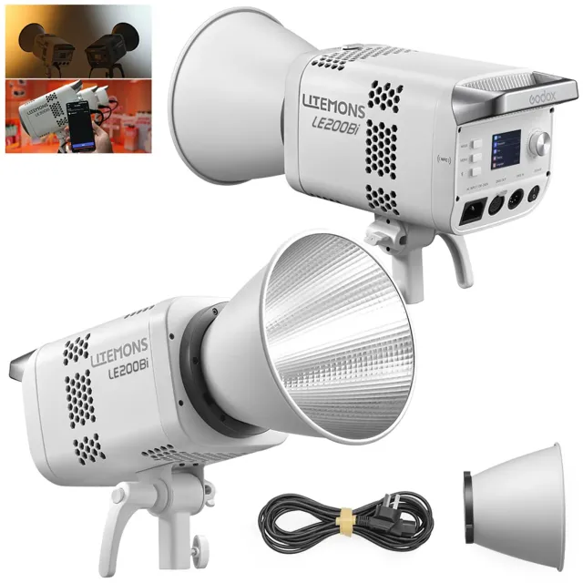 Godox Knowled LE200Bi luce LED video 220W bicolore