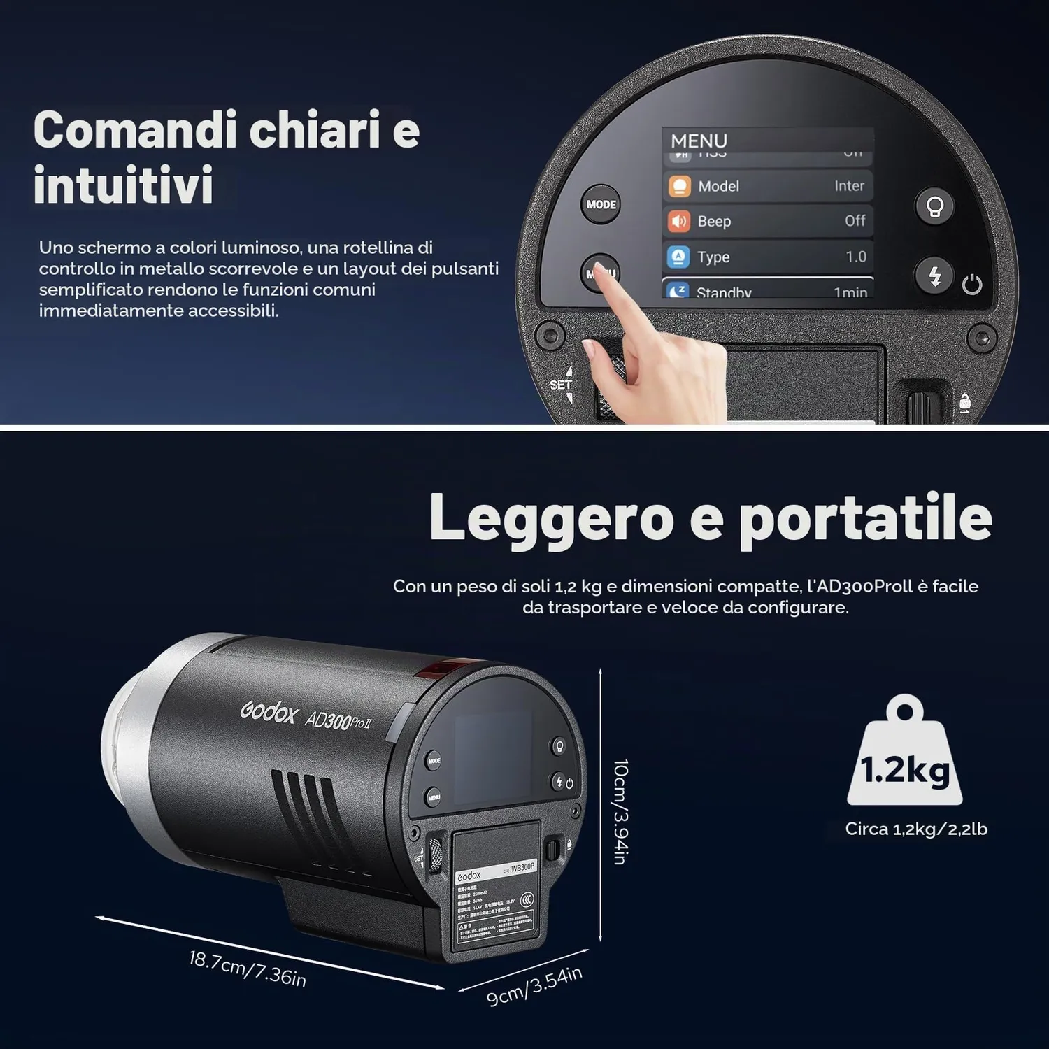 Godox AD300Pro II flash esterno TTL 300W