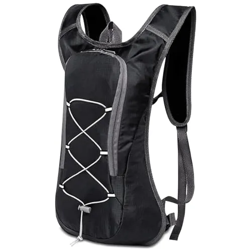 FGen Zaino Ultraleggero MTB Trekking Nero 43x28x8 cm