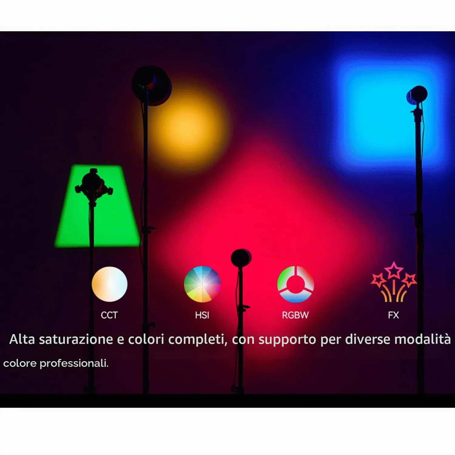 Godox RS60R luce video LED RGB 60W controllo app