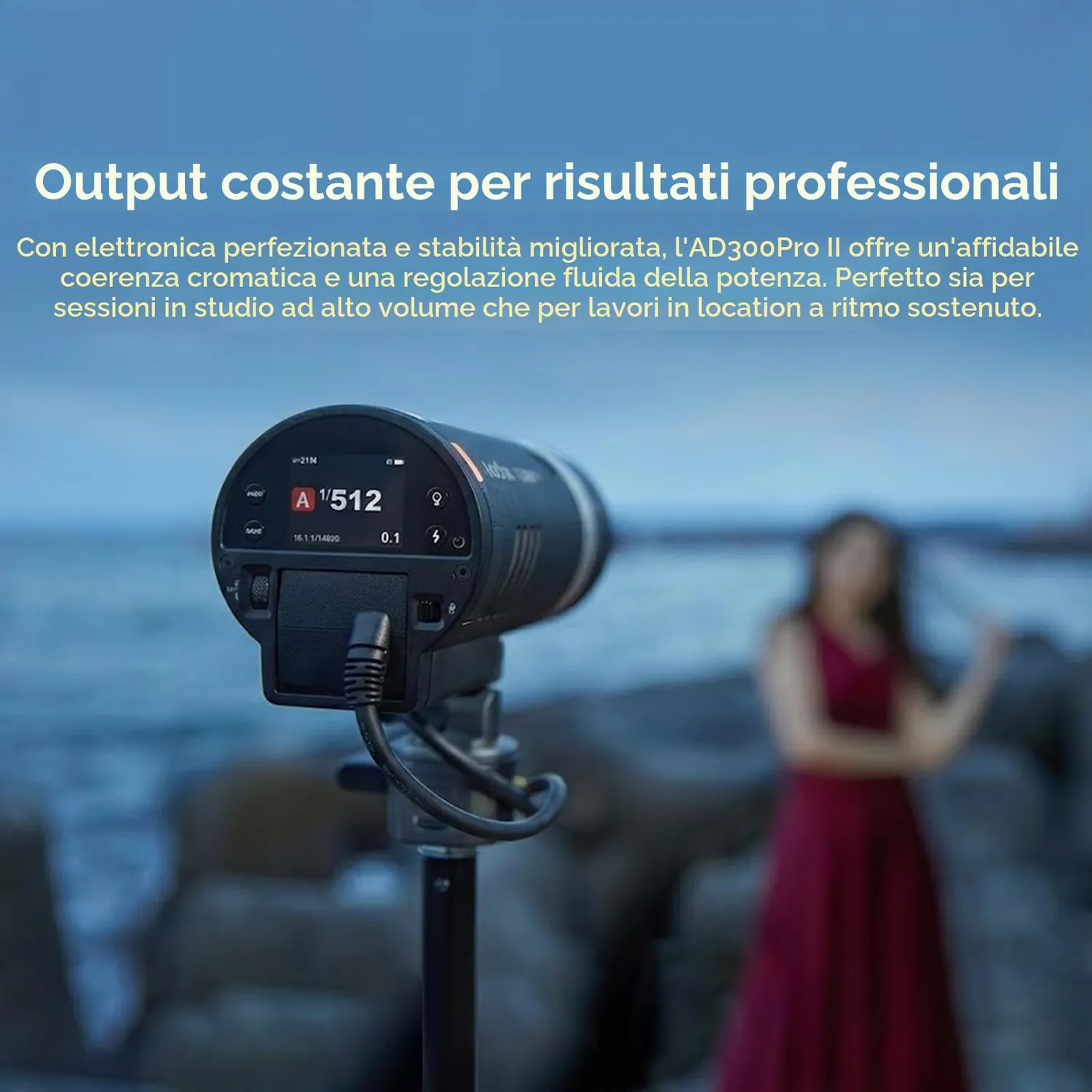 Godox AD300Pro II flash da esterni 300Ws HSS