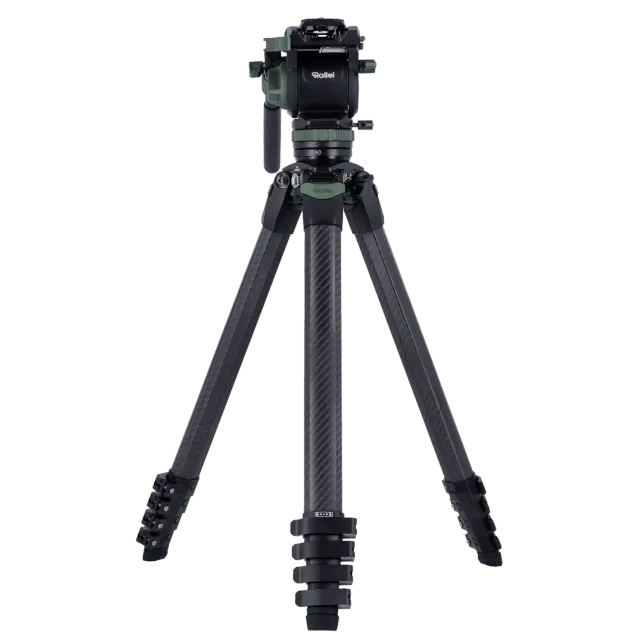 Rollei Lion Rock Pro Instinct Video treppiede carbonio 6 kg