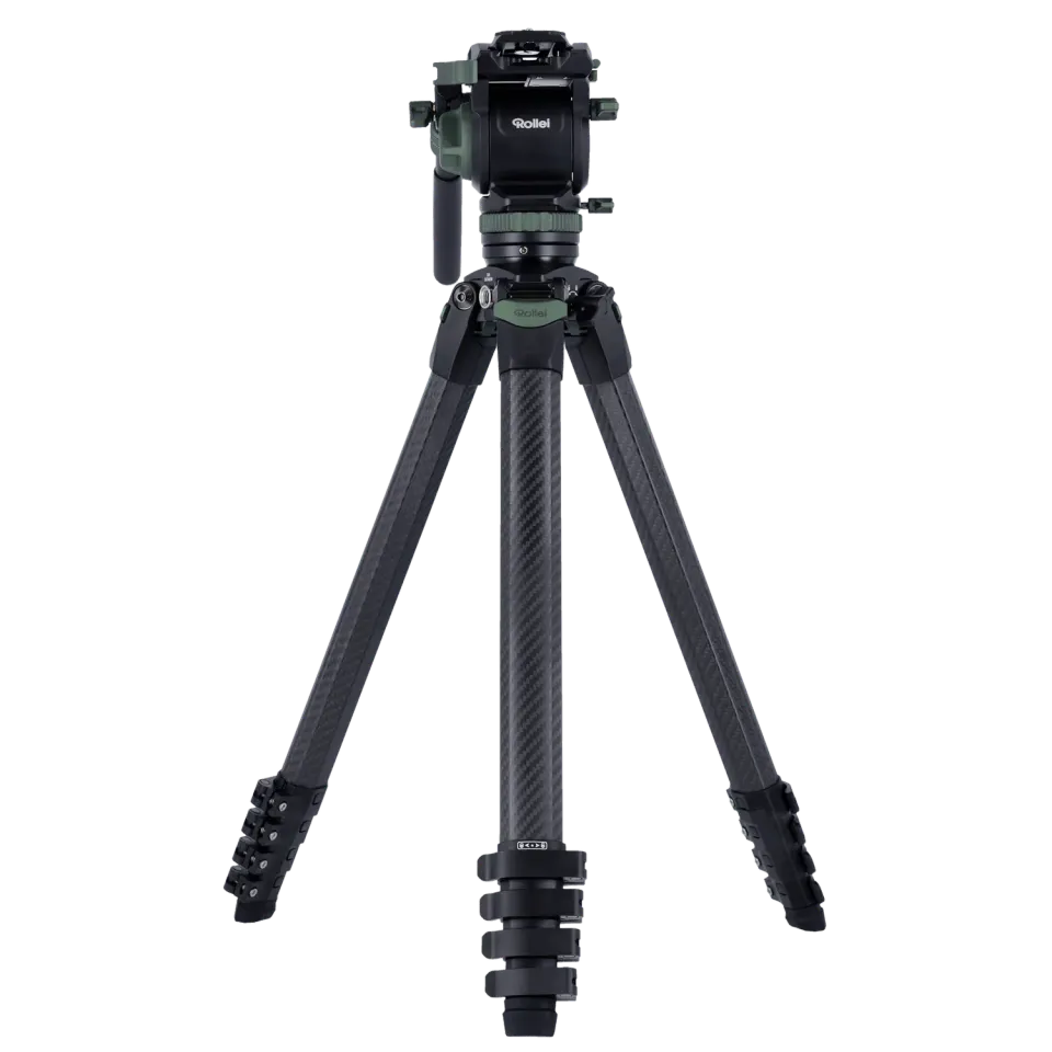 Rollei Lion Rock Pro Instinct Video treppiede carbonio 6 kg