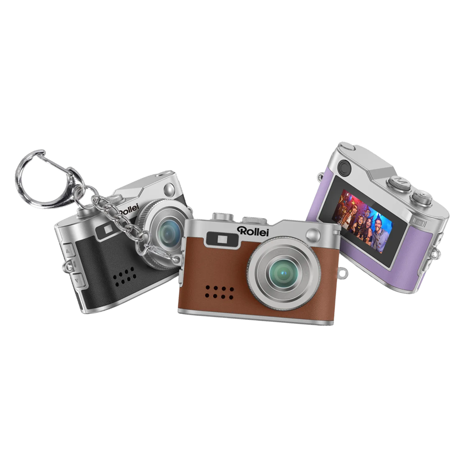 Rollei Full-HD Mini fotocamera digitale 2 pezzi nera 2MP