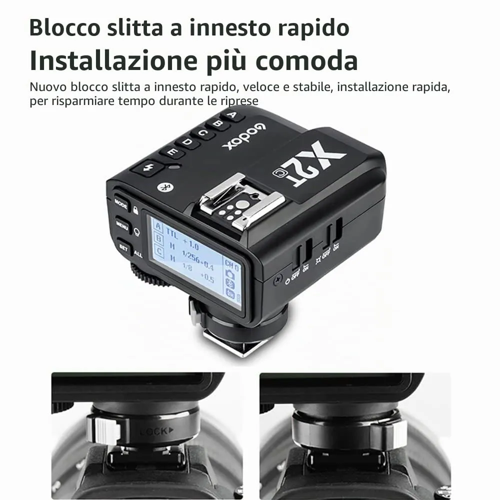 Godox X2T X2T-S trigger flash per Sony TTL HSS