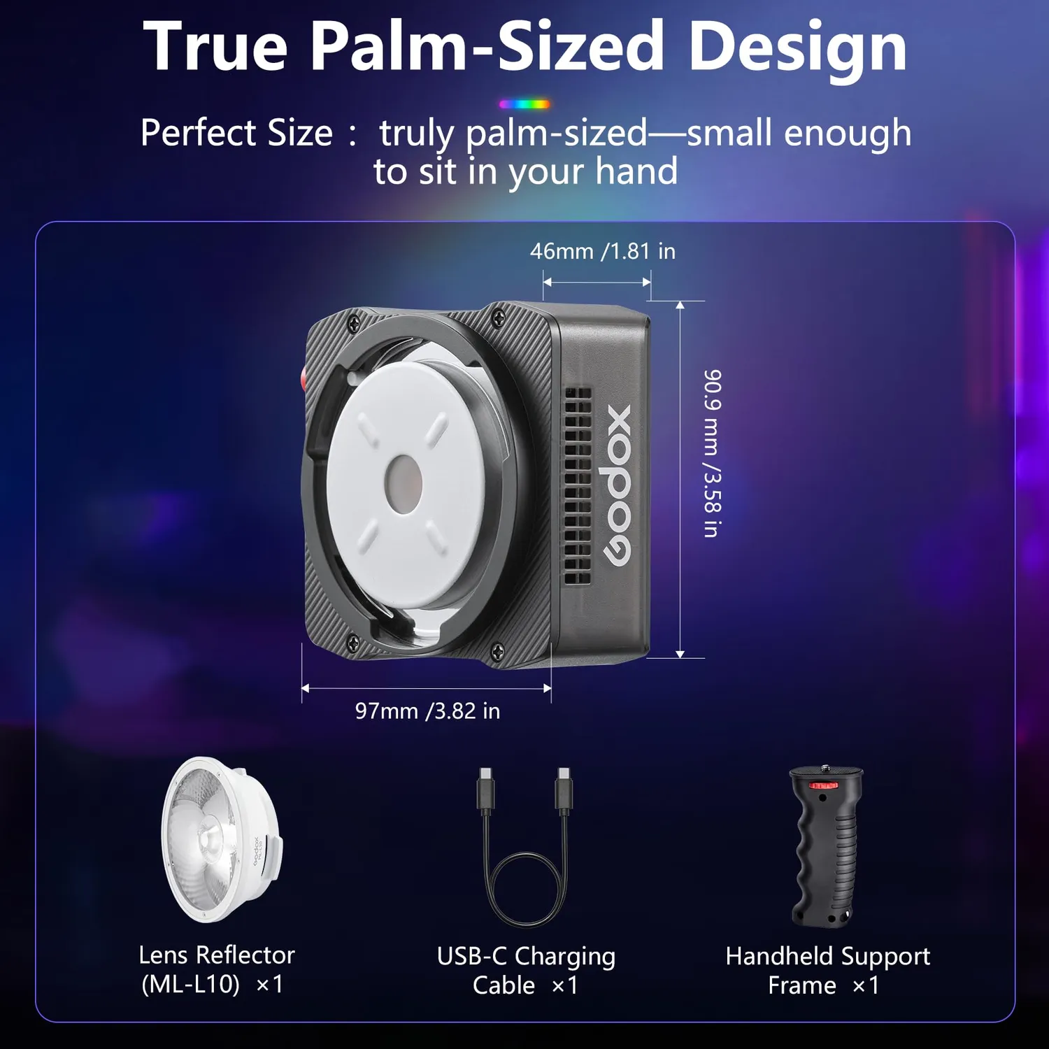 Godox SL100Bi luce continua LED 100W singola Bowens