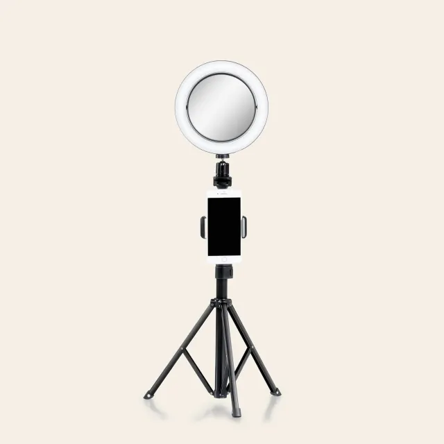 UBeesize 8 ring light specchio treppiede