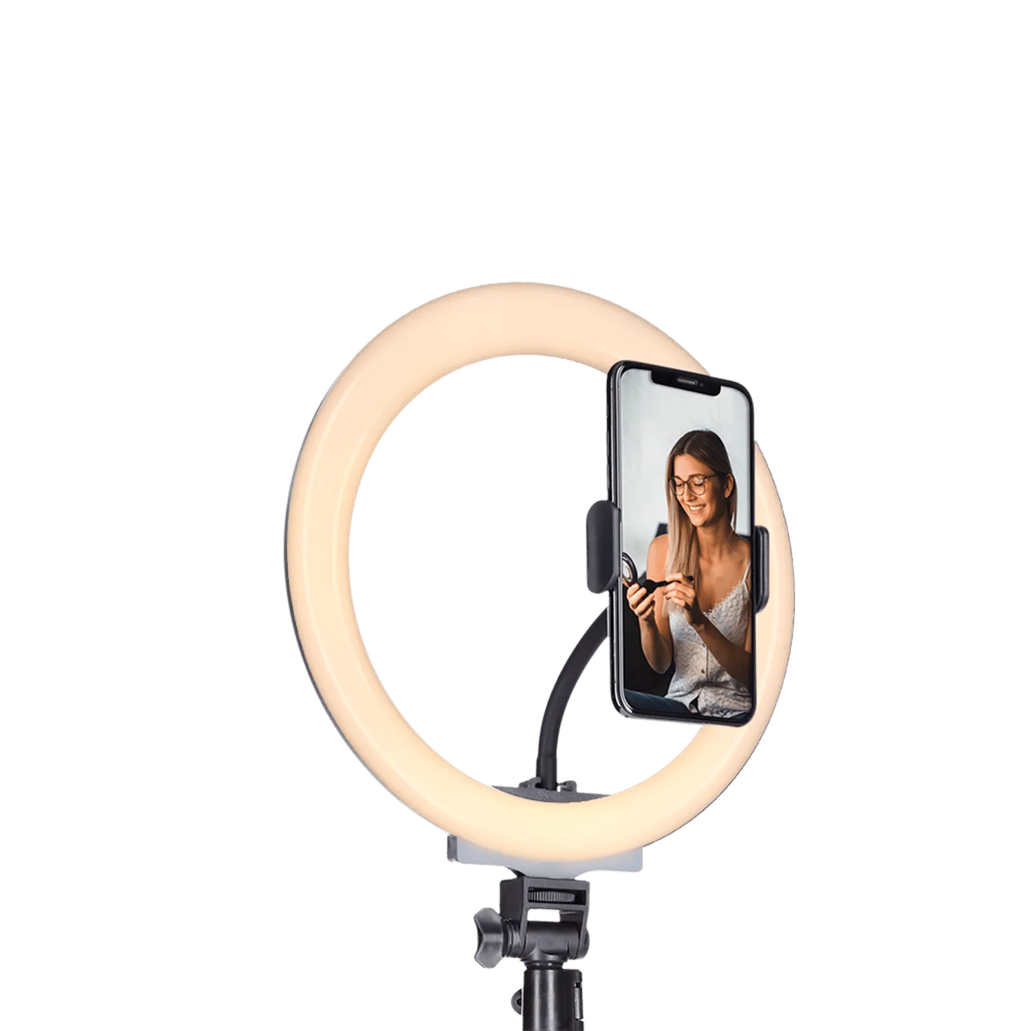 Rollei Lumis Comfort Bi-Color ring light LED treppiede smartphone