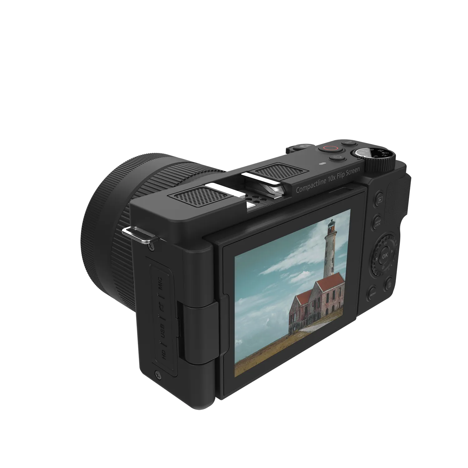 Rollei Compactline 10x Flip Screen fotocamera digitale 64MP