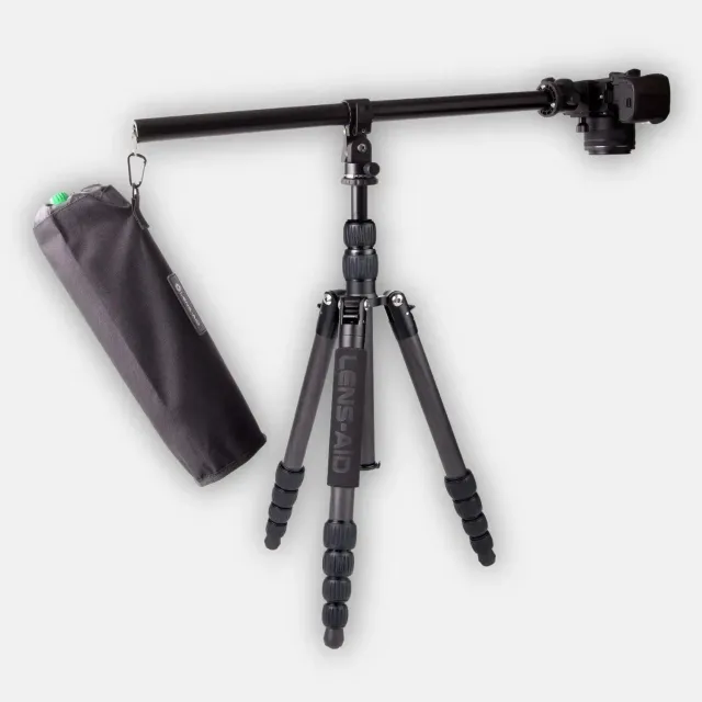 Lens-Aid treppiede carbonio con braccio estensione 185 cm