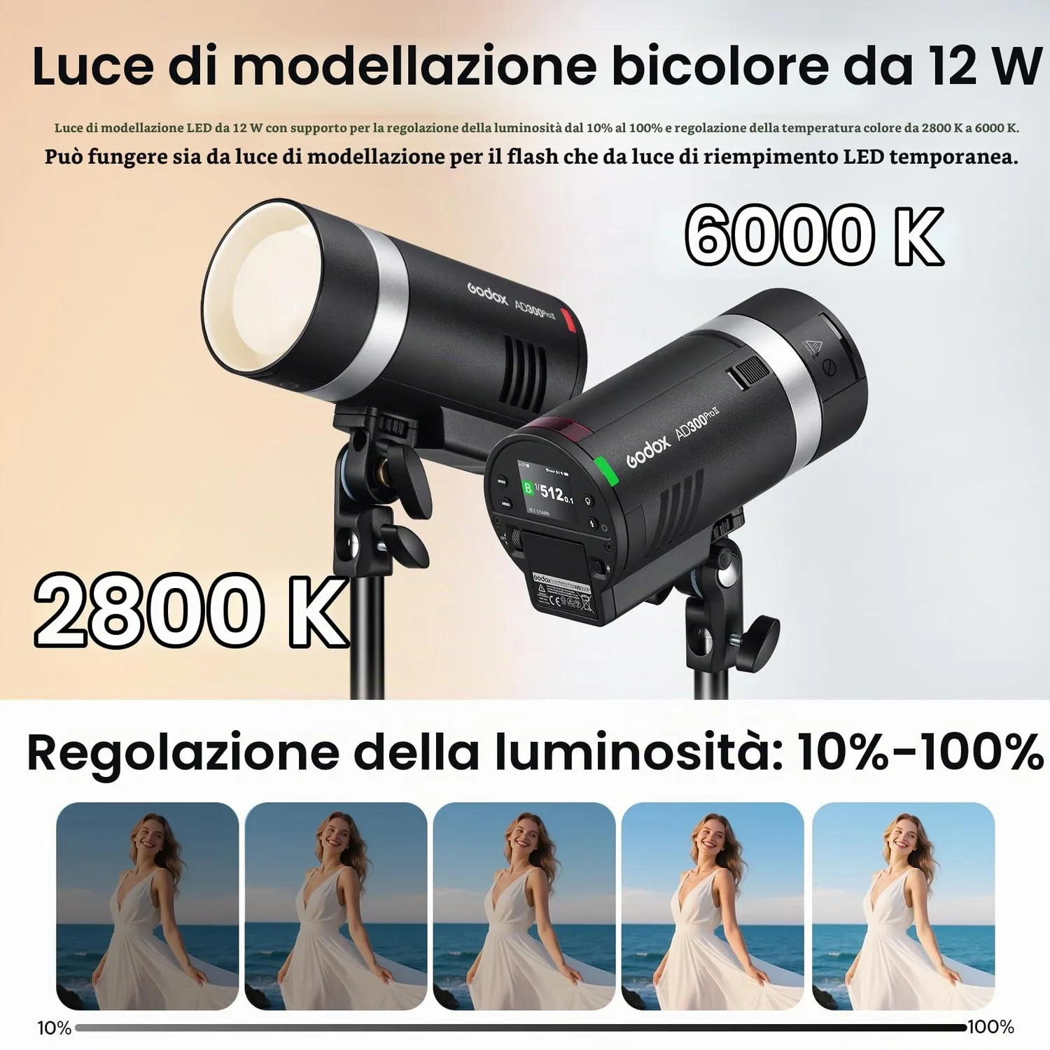 Godox AD300Pro II flash esterno TTL 300W