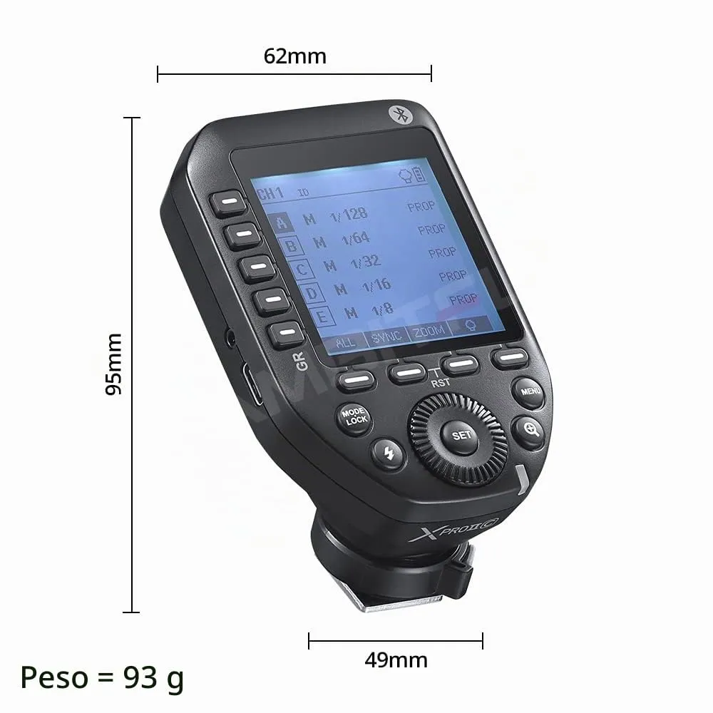 Godox XproII-F radiocomando flash TTL Fuji HSS 1/8000s