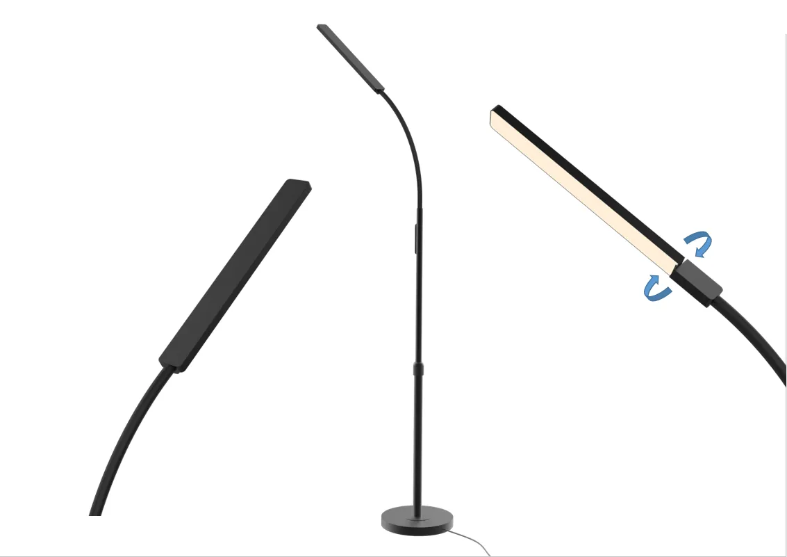 UBeesize Model S lampada da terra base personalizzabile