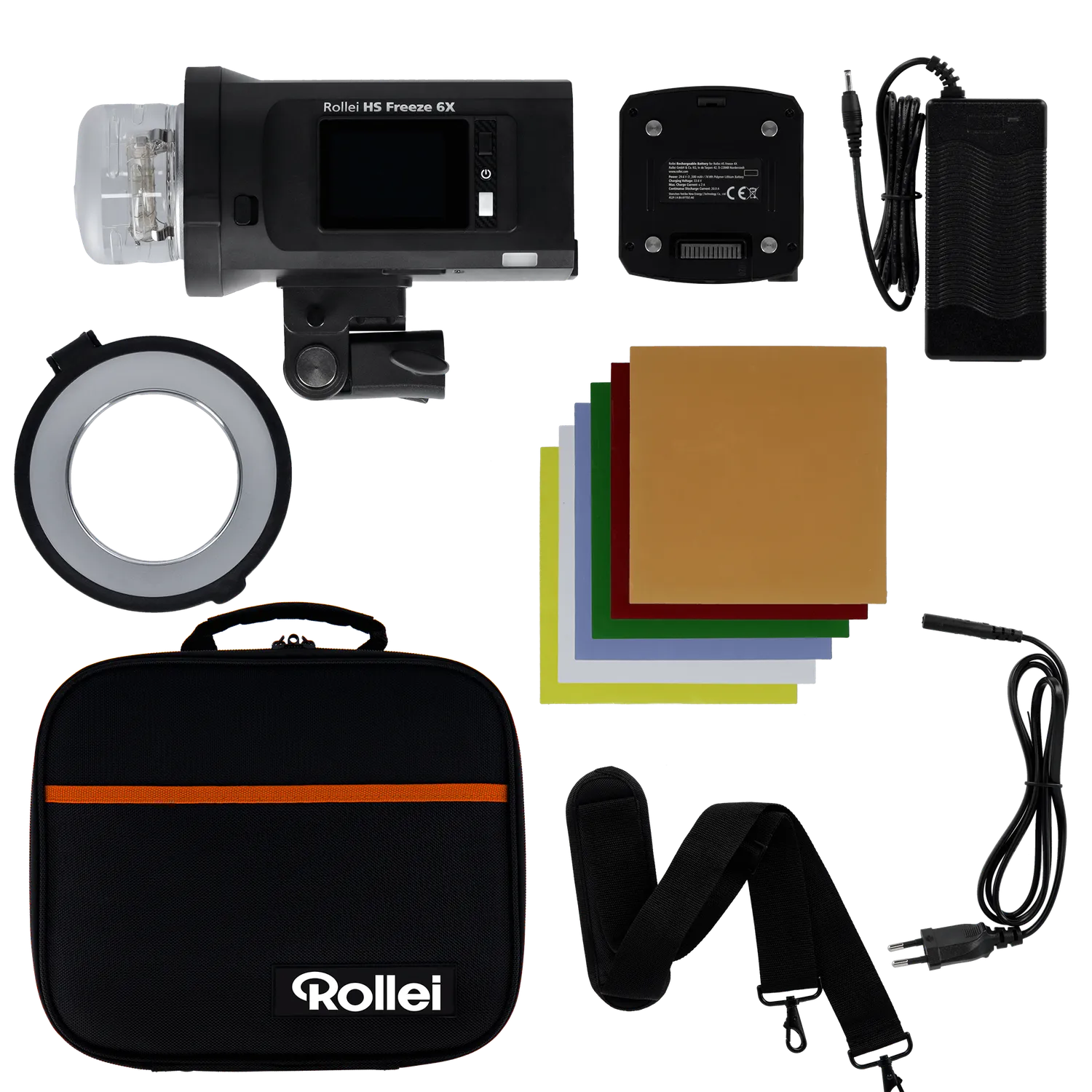 Rollei HS Freeze 6X flash studio 600Ws bundle 2x