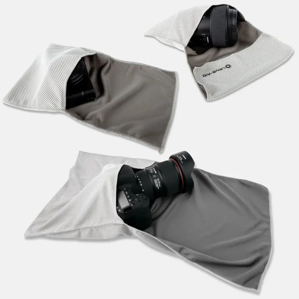 Lens-Aid Microfiber Panno M 20x15 cm elastico antipol