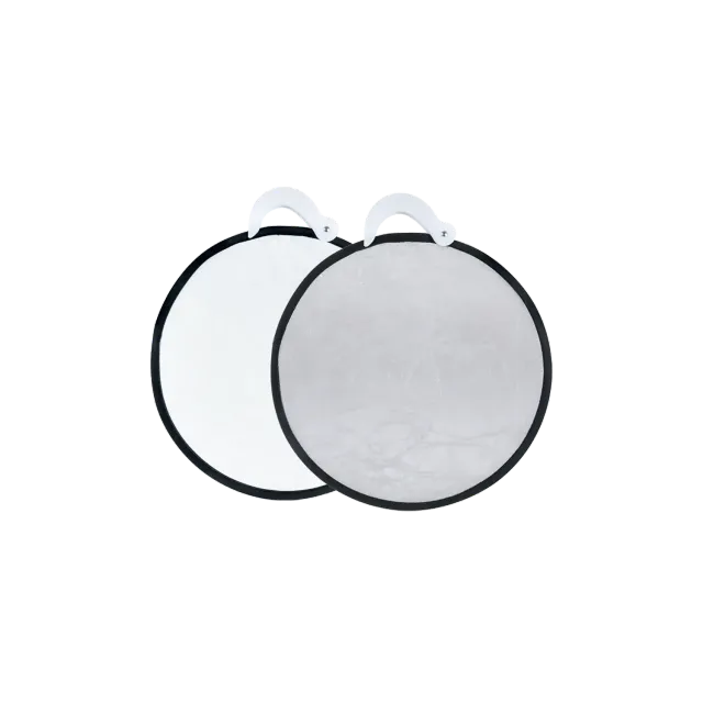 Rollei Professional 2-in-1 riflettore pieghevole 30 cm bianco argento